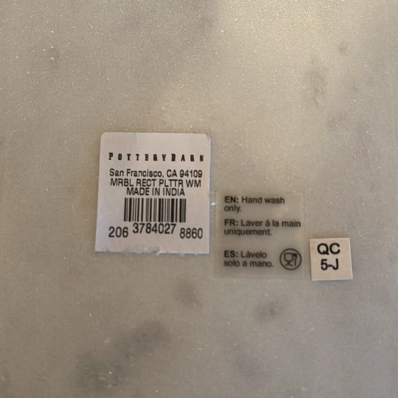 Pottery Barn Marble Platter - Picture 5 of 6